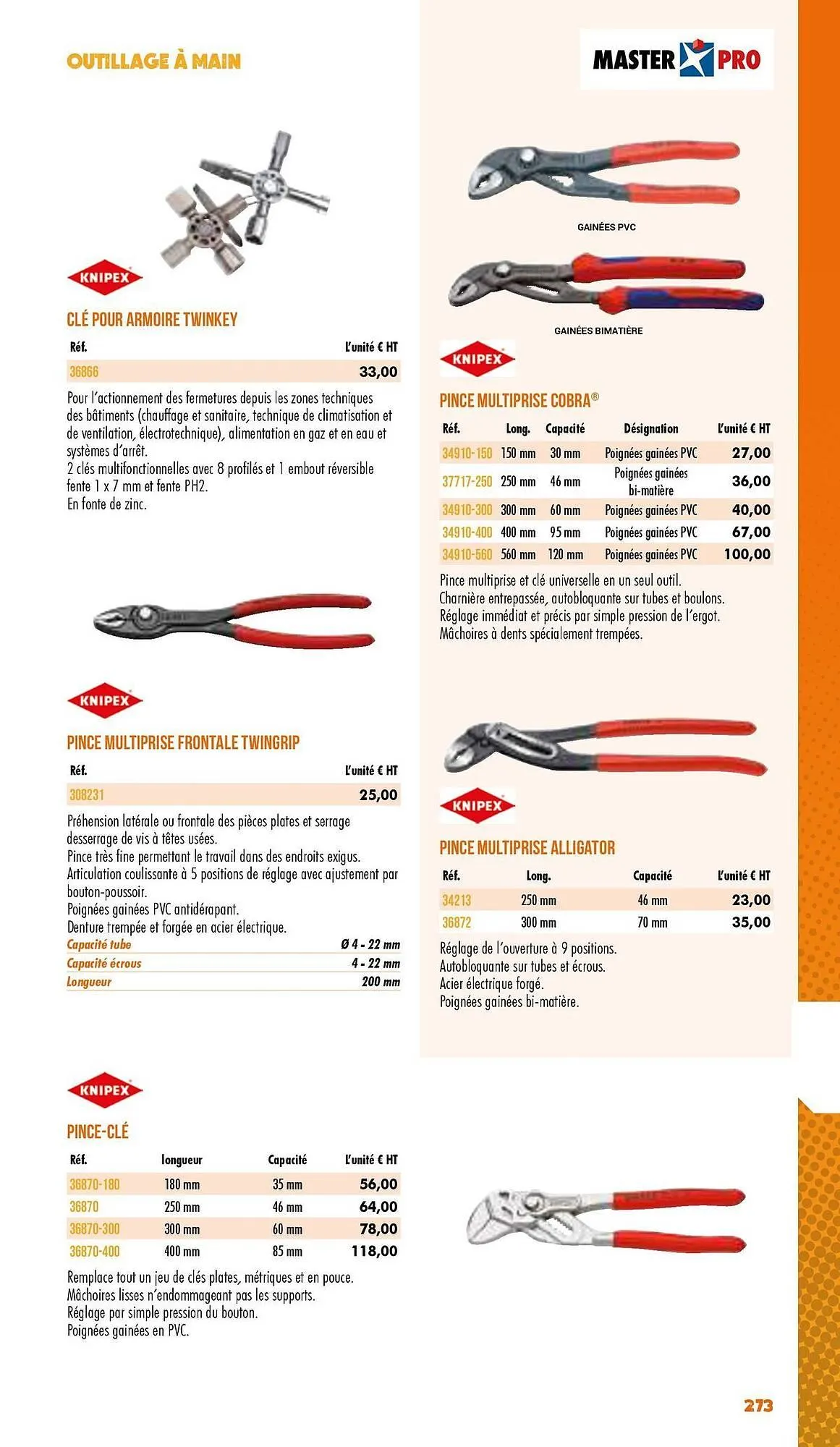 Catalogue Master Pro du 3 janvier au 31 décembre 2025 - Catalogue page 275