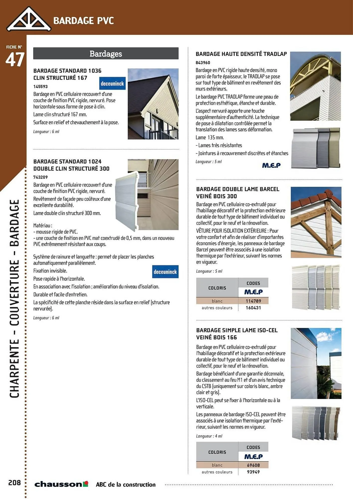 Catalogue Chausson Matériaux du 2 mai au 31 décembre 2025 - Catalogue page 210