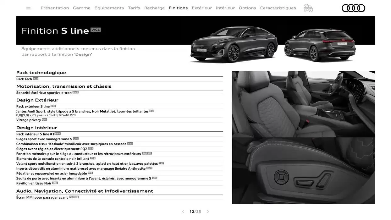 A6 e-tron du 7 janvier au 31 janvier 2026 - Catalogue page 12