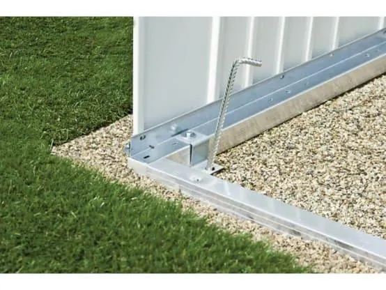 Cadre de sol pour abri métal Europa 9,48 m² Biohort