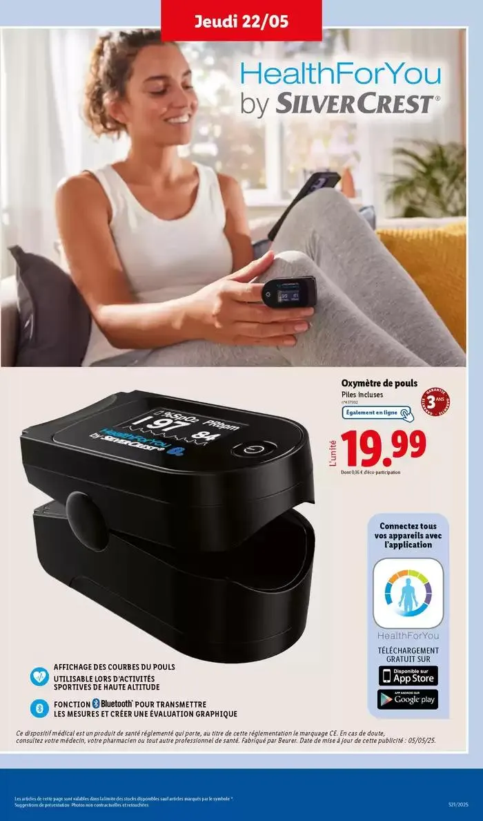 Moustiquaires, bien-être, sport, jeux pour enfant… Profitez des ventes Lidl ! du 22 mai au 26 mai 2025 - Catalogue page 11