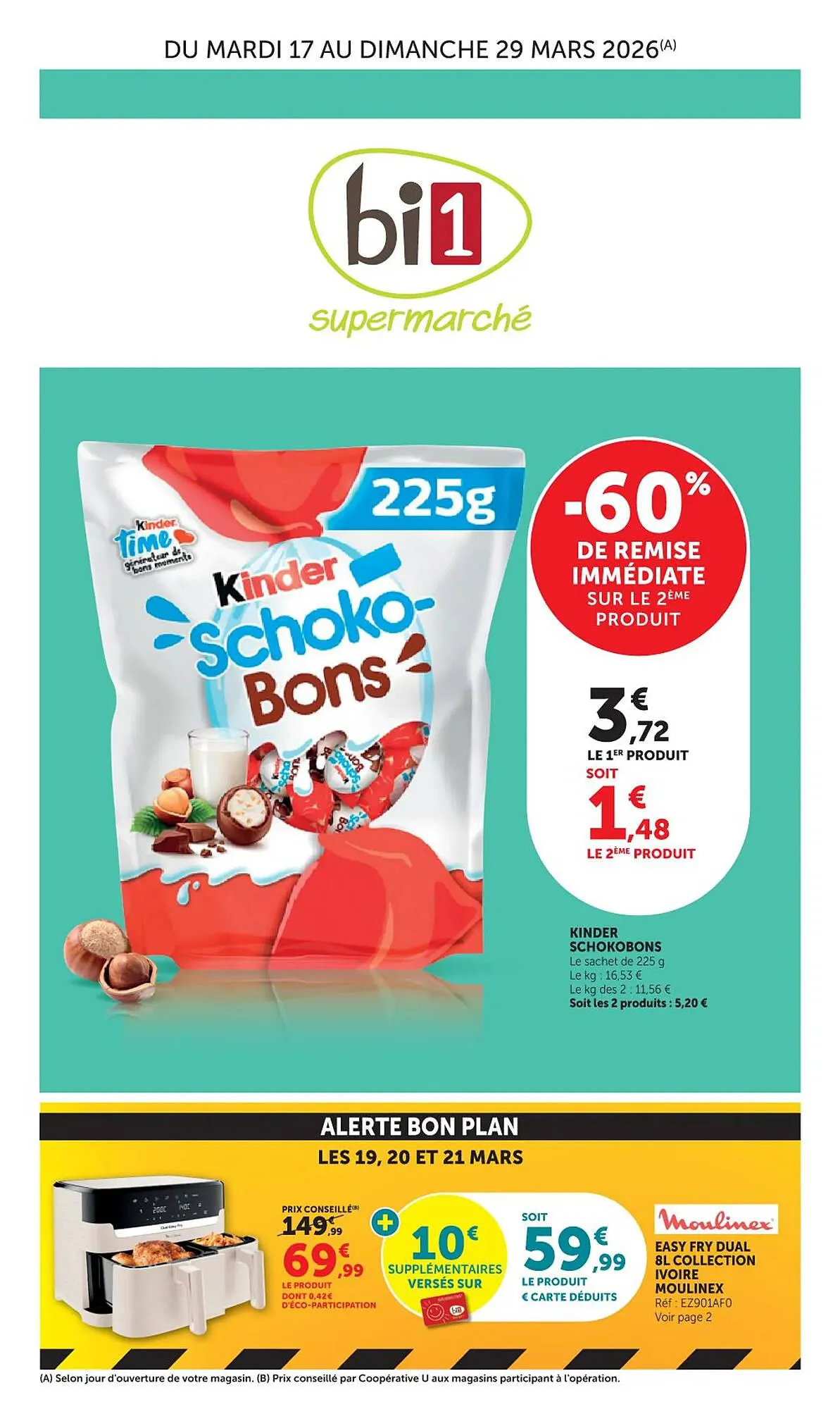 Catalogue Bi1 du 17 mars au 29 mars 2026 - Catalogue page 1