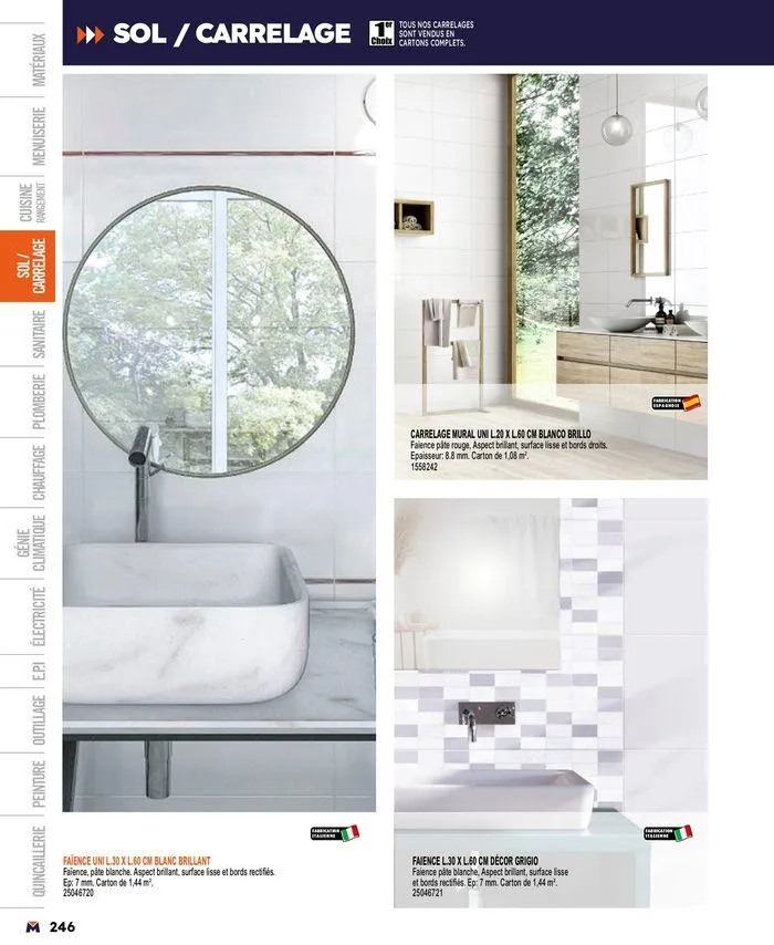Guide produits 2024 du 15 mars au 31 décembre 2024 - Catalogue page 246