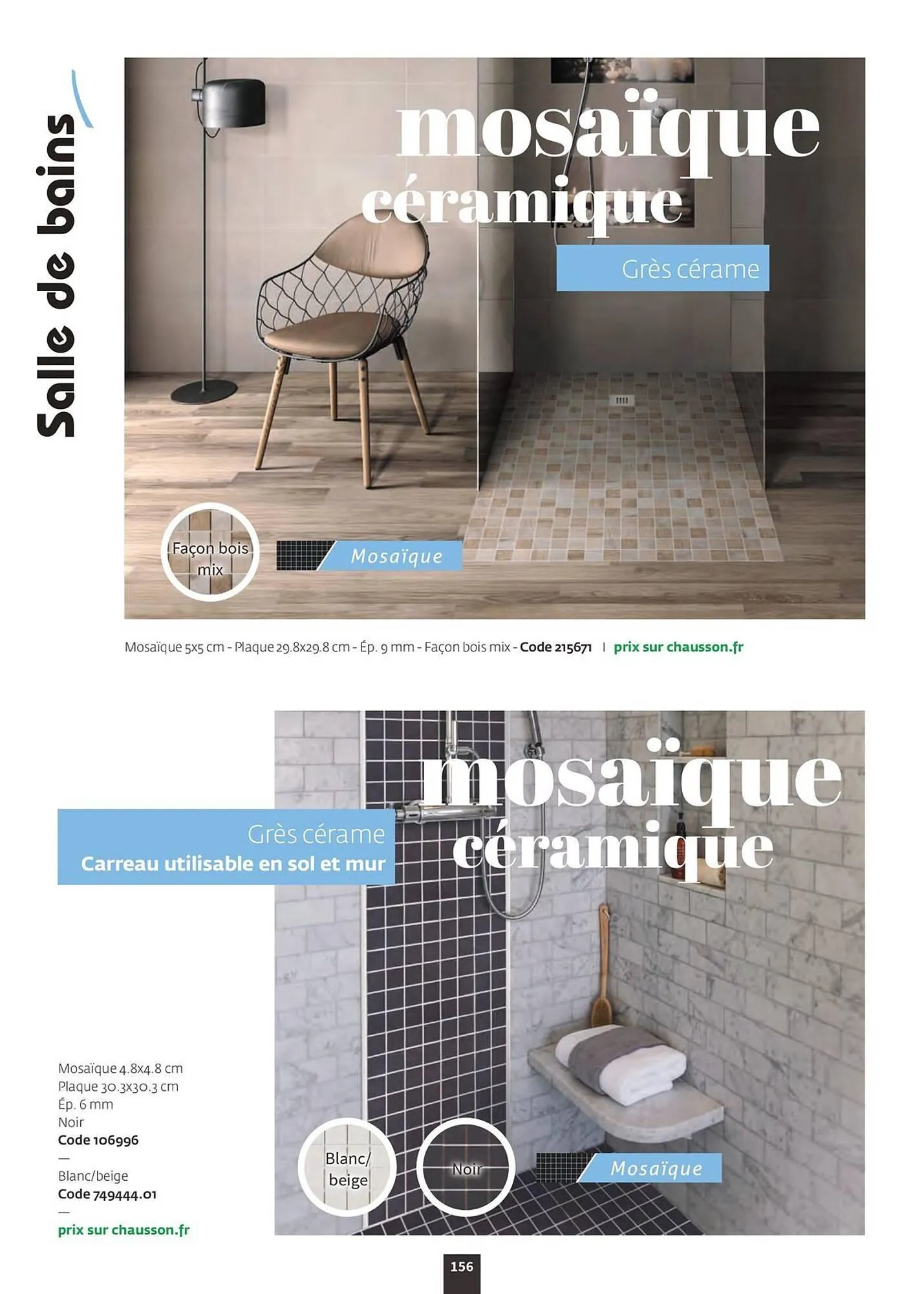 Catalogue Chausson Matériaux du 12 septembre au 31 décembre 2026 - Catalogue page 158