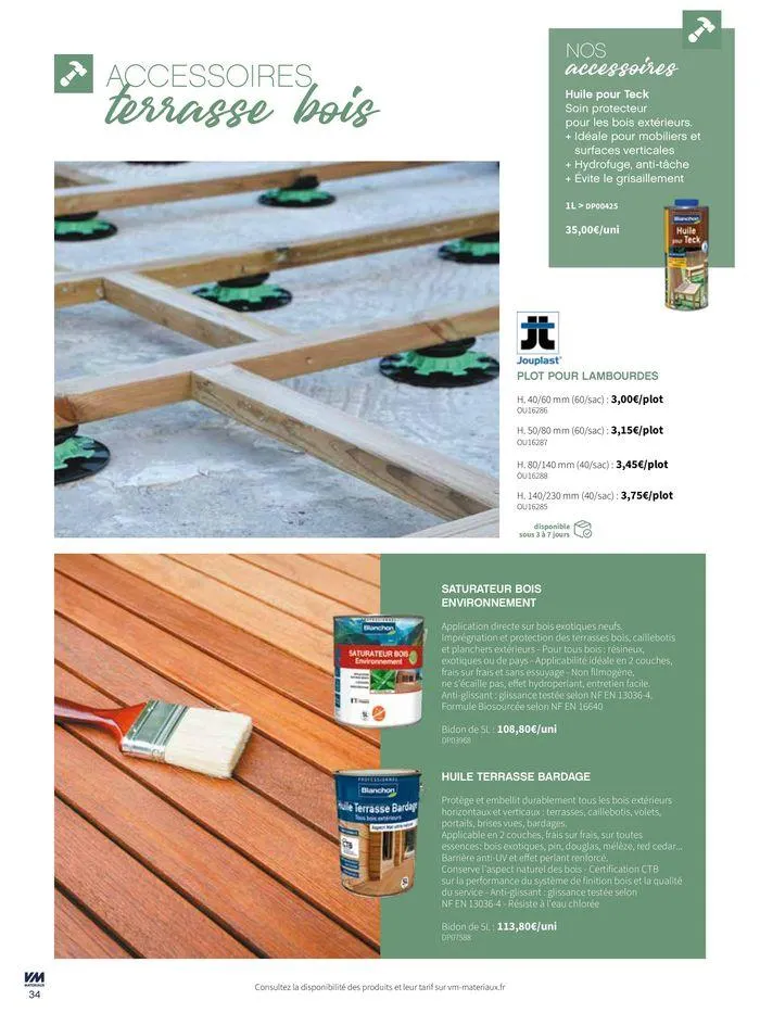 Extériéurs du 14 mars au 20 janvier 2026 - Catalogue page 34