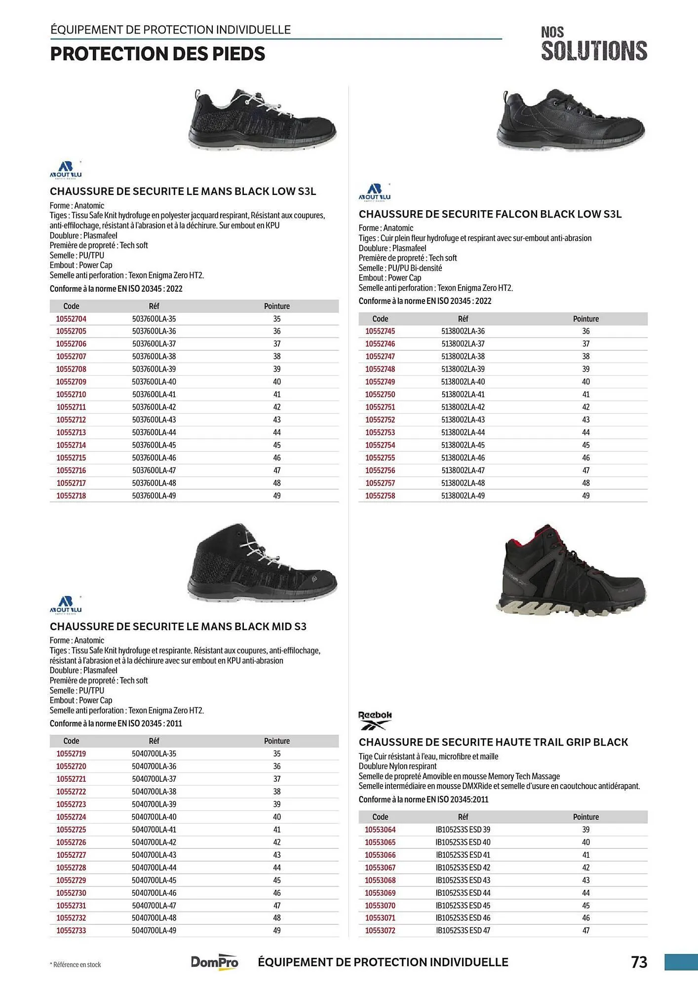 Catalogue DomPro du 23 janvier au 1 janvier 2027 - Catalogue page 73