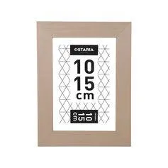Cadre photo ZOÉ marron 10x15cm