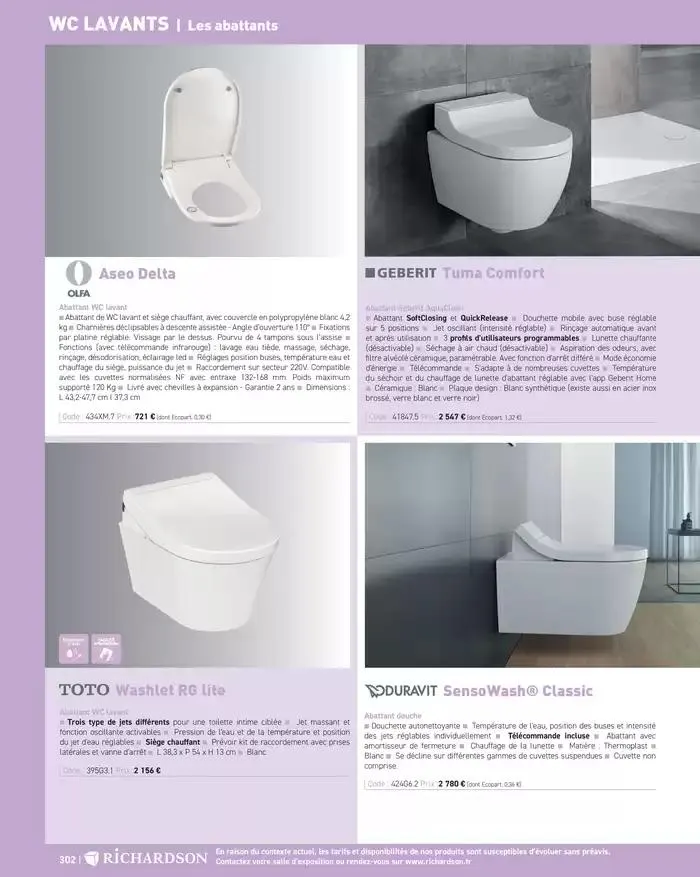 SALLE DE DE BAINS ET CARRELAGE 2025 du 11 avril au 31 décembre 2025 - Catalogue page 304