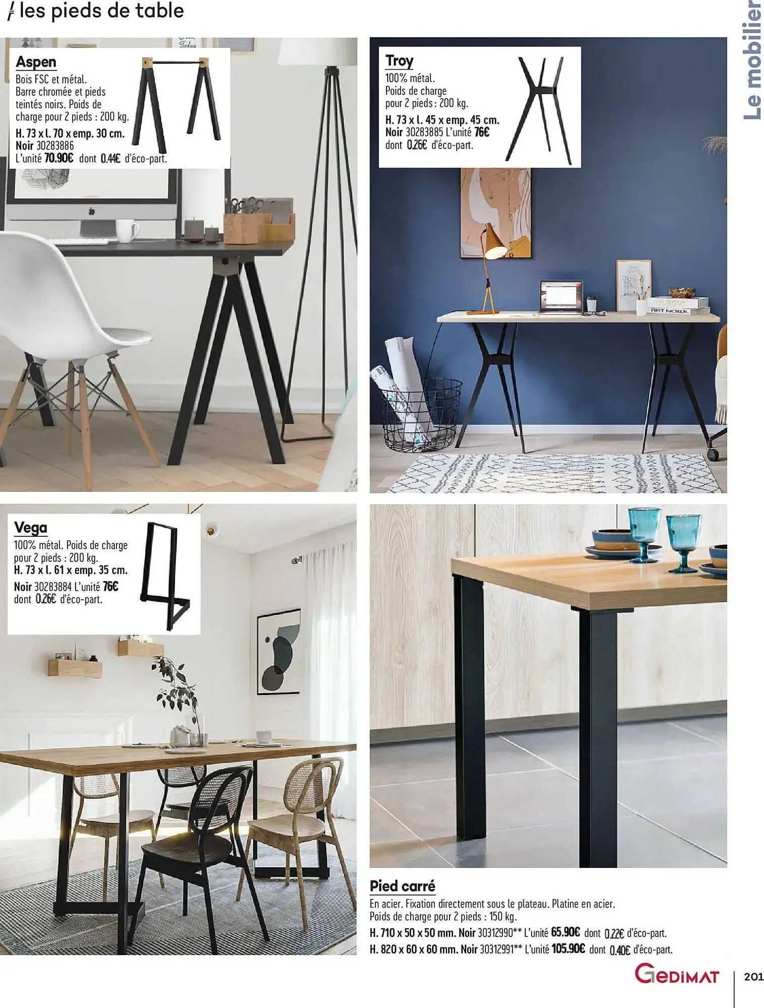 Catalogue Gedimat du 1 avril au 30 avril 2026 - Catalogue page 201