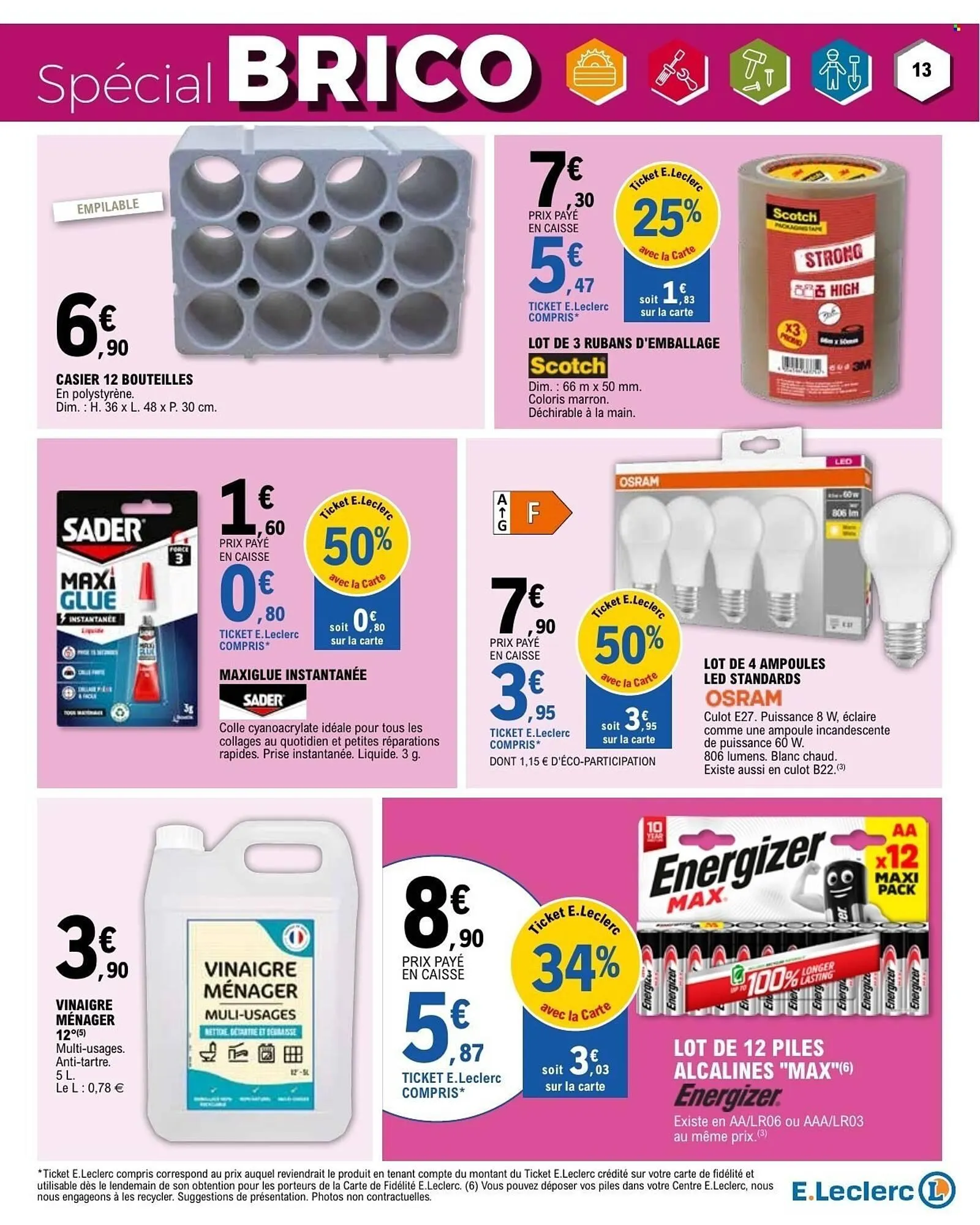 Catalogue E.Leclerc Brico du 27 janvier au 7 février 2026 - Catalogue page 13