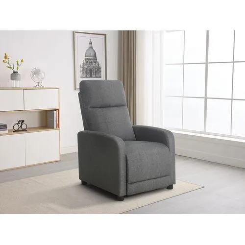 Fauteuil relax BONNIE tissu gris