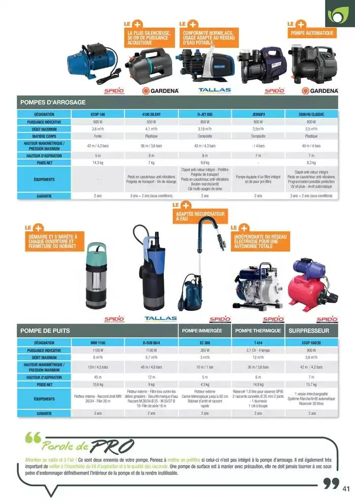 Point Vert Guide Motoculture 2025 du 17 janvier au 31 octobre 2025 - Catalogue page 41