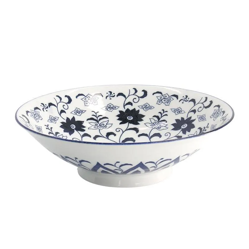 Saladier porcelaine bleu 1,6L Botan Tokyo Design