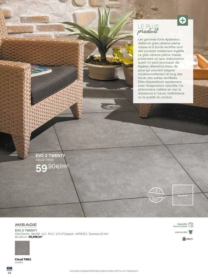 Extériéurs du 14 mars au 20 janvier 2026 - Catalogue page 54