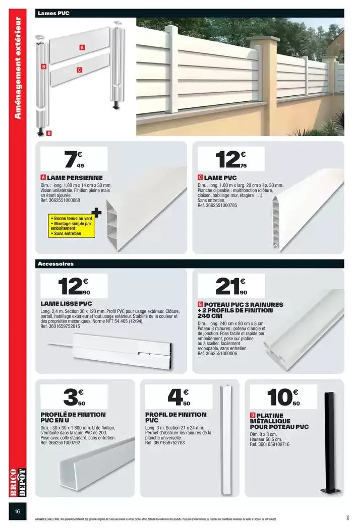 Voyez plus grand avec nos prix dépôts ! du 7 mars au 20 mars 2025 - Catalogue page 16