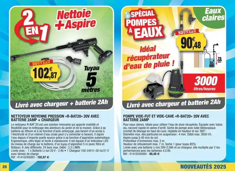 Spécial nouveautés 2025 du 25 février au 31 mai 2025 - Catalogue page 20