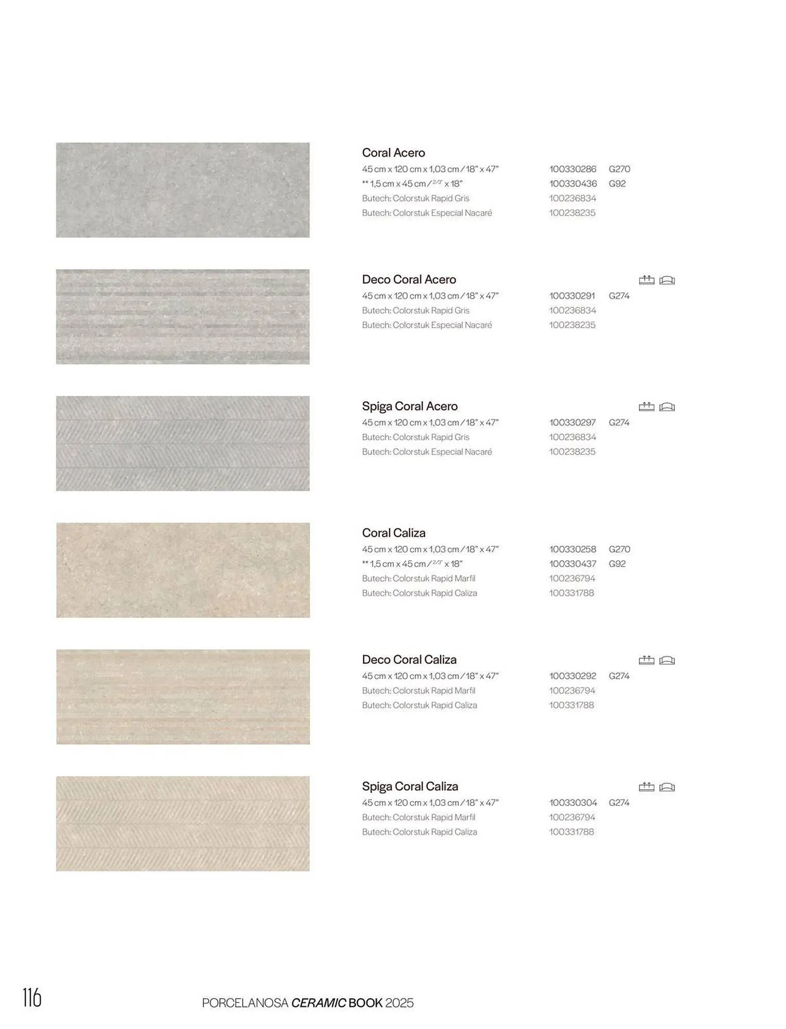 Catalogue Porcelanosa du 27 janvier au 31 décembre 2025 - Catalogue page 118