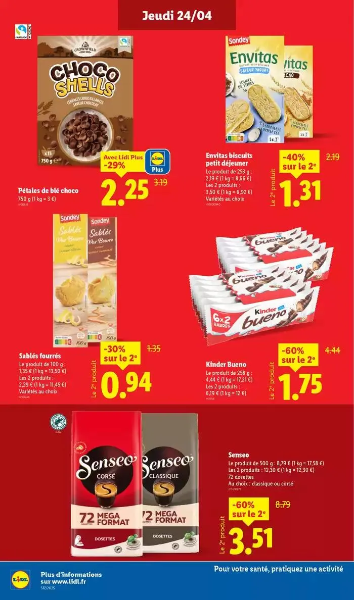 Fan de barbecue ? Retrouvez une sélection de viandes, sauces et bien plus à prix Lidl ! du 24 avril au 29 avril 2025 - Catalogue page 14