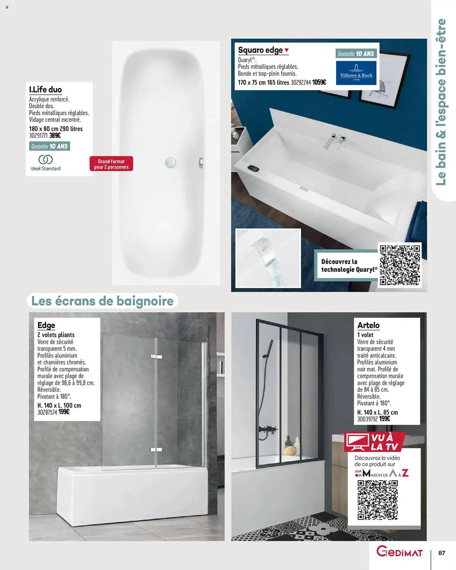 Catalogue Gedimat du 1 avril au 30 avril 2026 - Catalogue page 87