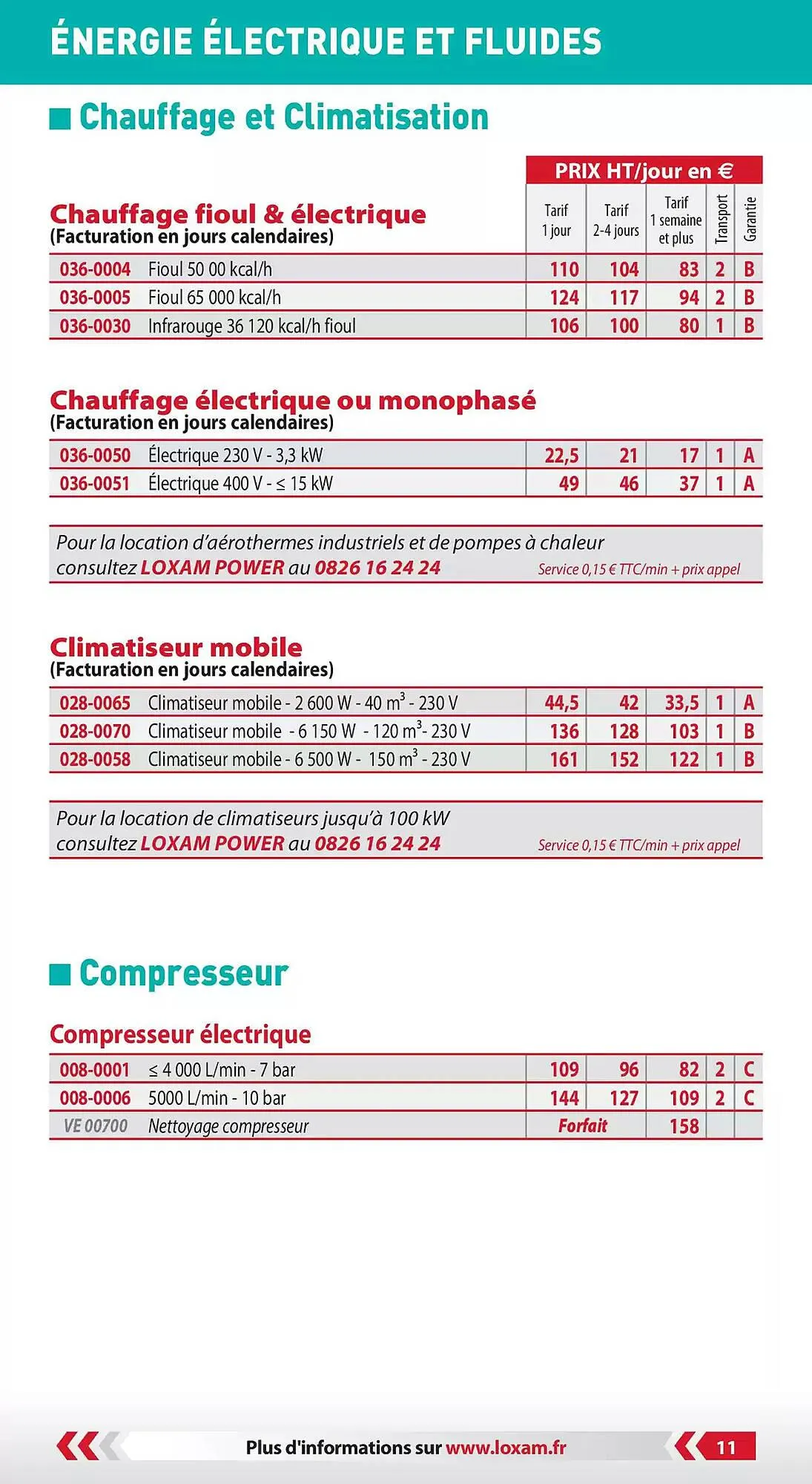 Catalogue Loxam du 3 janvier au 31 décembre 2025 - Catalogue page 13