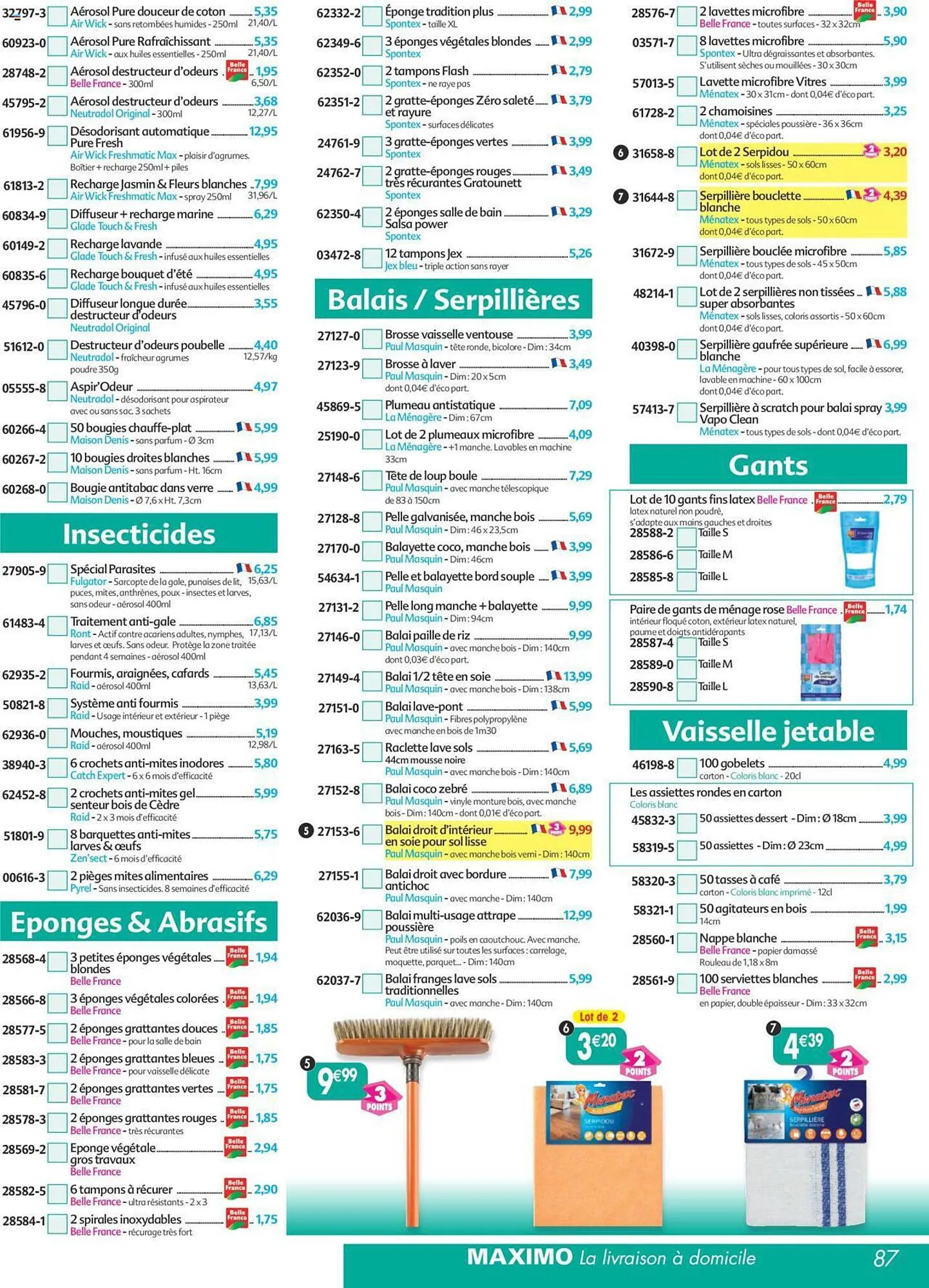 Catalogue Maximo du 19 janvier au 25 février 2024 - Catalogue page 87