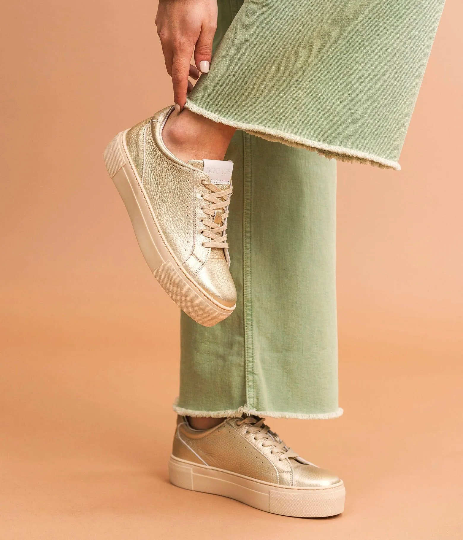 BASKET LIZON PLATINE