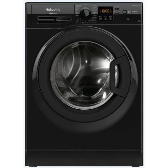 Lave-linge hublot HOTPOINT NS11469FBKFR - 11 kg - Induction - L60cm - 1400 trs/min - Classe A - Noir