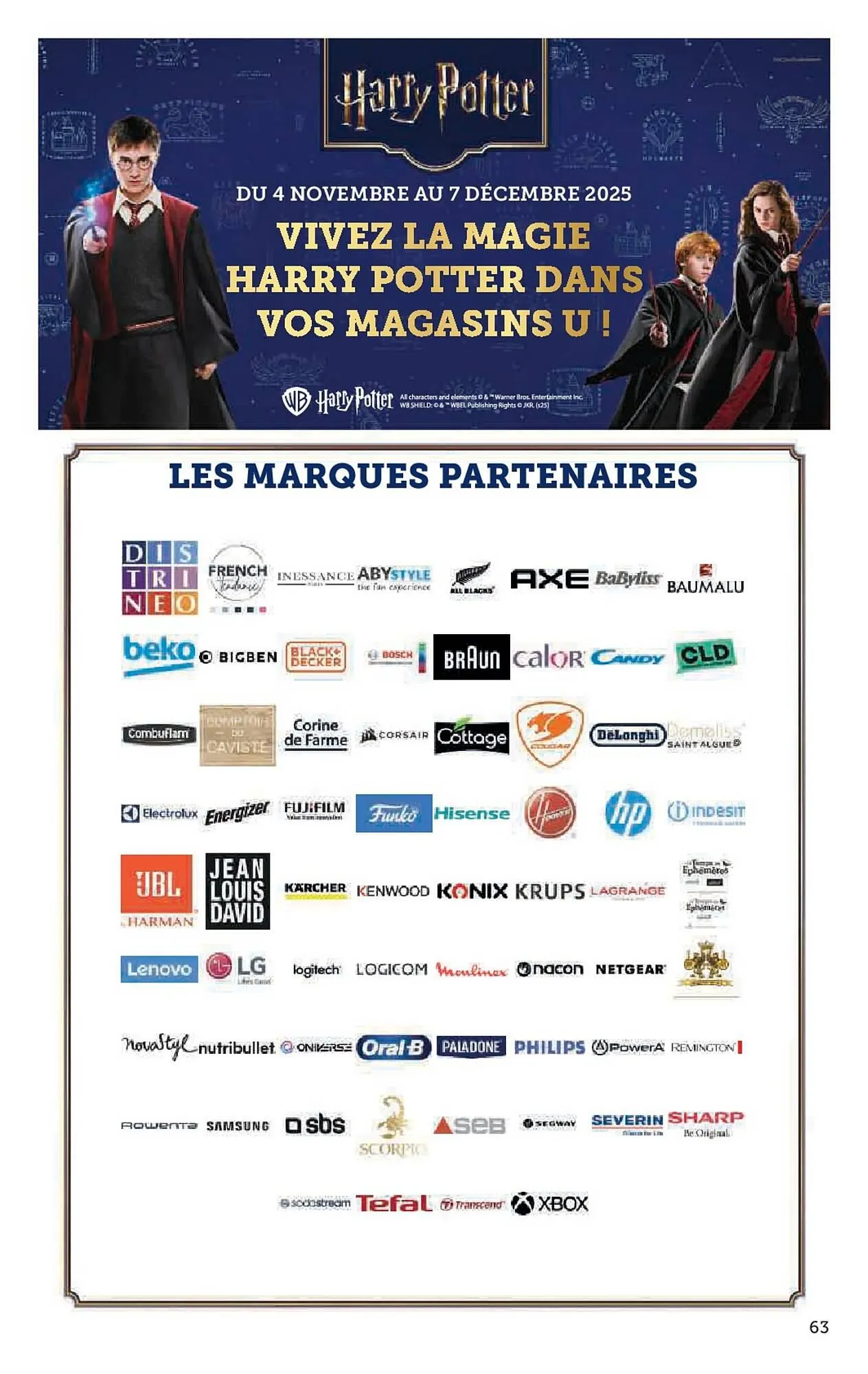 Catalogue Super U du 12 novembre au 30 novembre 2025 - Catalogue page 63