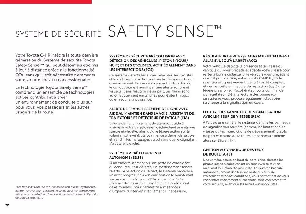 Nouveau Toyota C-HR du 15 janvier au 15 janvier 2026 - Catalogue page 22