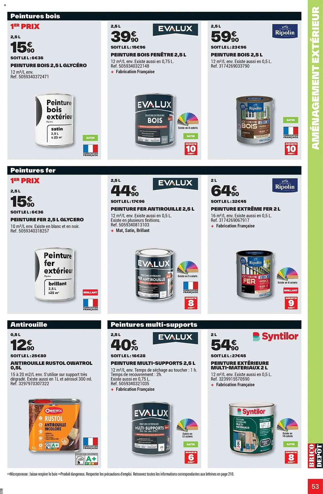 Catalogue Brico Dépôt du 25 mars au 12 juin 2026 - Catalogue page 53