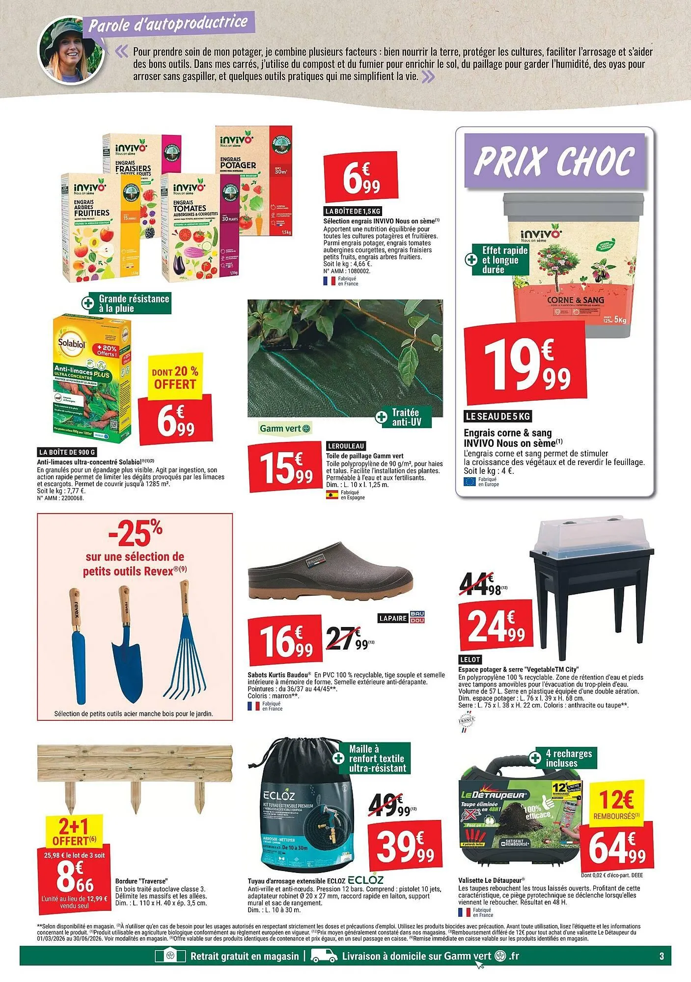 Catalogue Gamm vert du 8 avril au 19 avril 2026 - Catalogue page 3