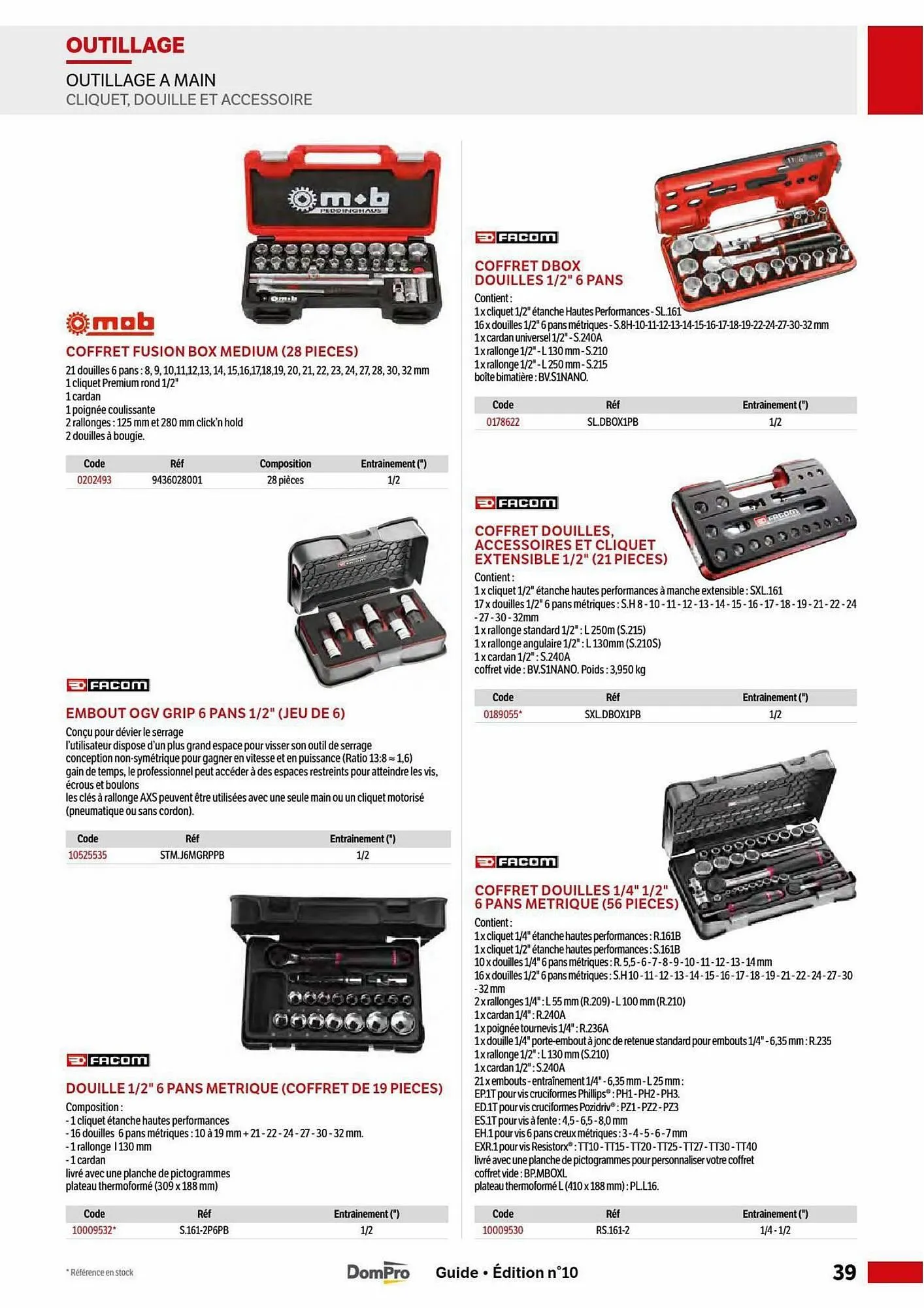 Catalogue DomPro du 5 mai au 30 août 2025 - Catalogue page 39