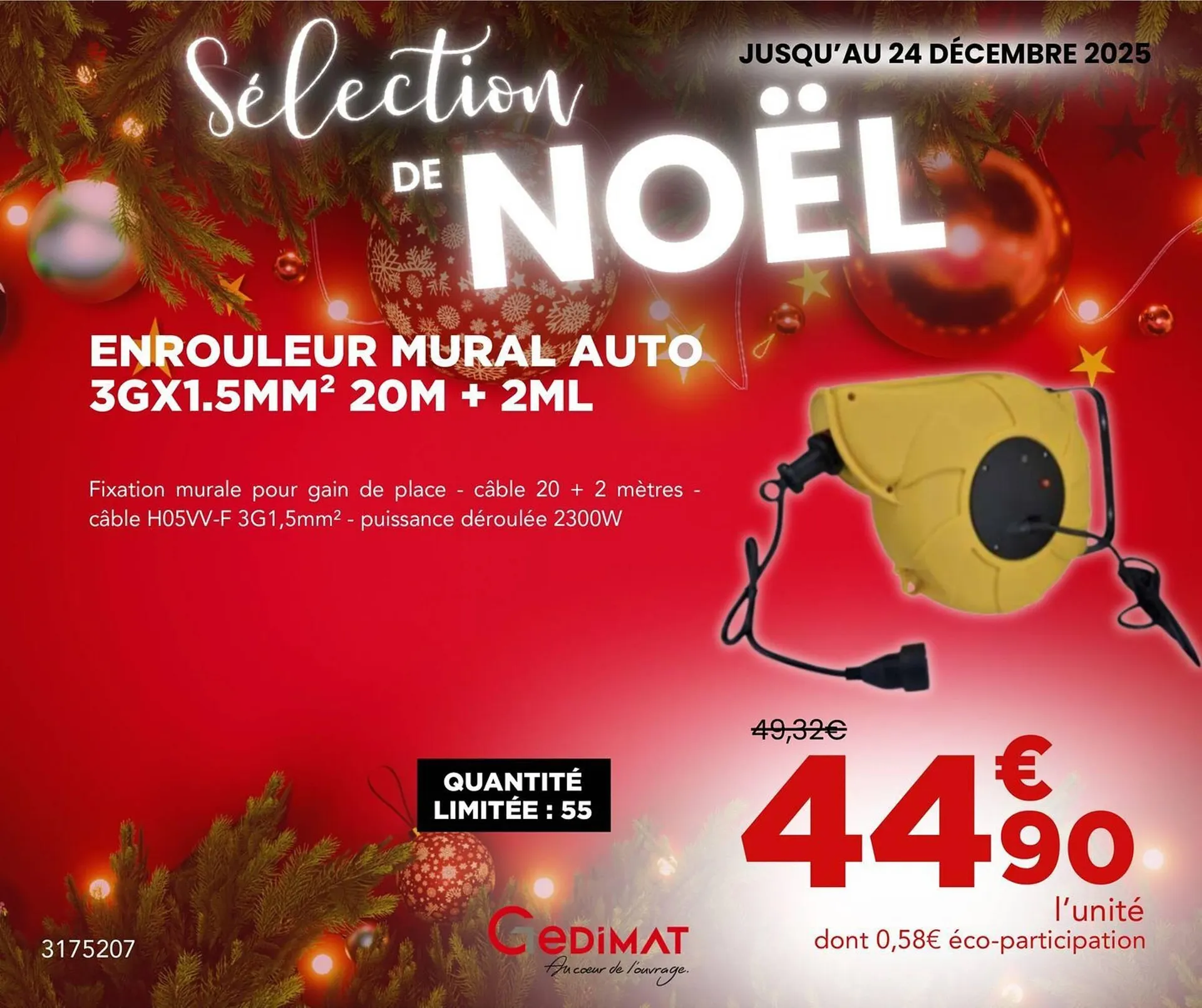 Catalogue Gedimat du 3 décembre au 24 décembre 2025 - Catalogue page 30