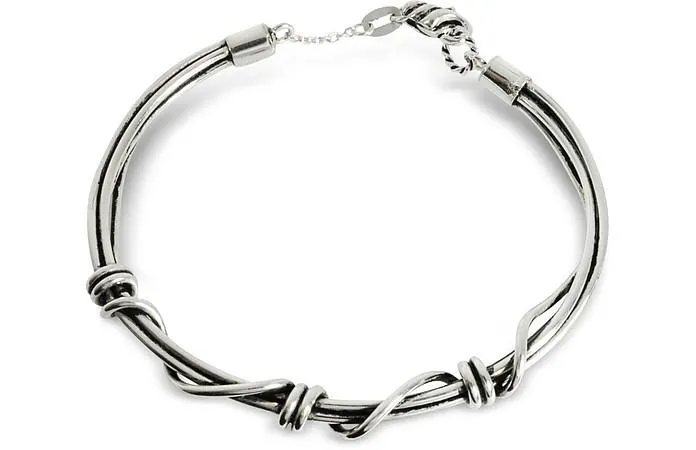 Bracelet Etrusque en Argent Sterling