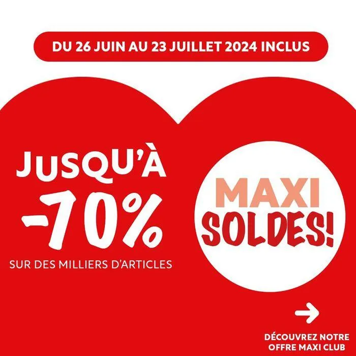 C’est les SOLDES dans tous nos magasins #maxibazar & en ligne ! - 1