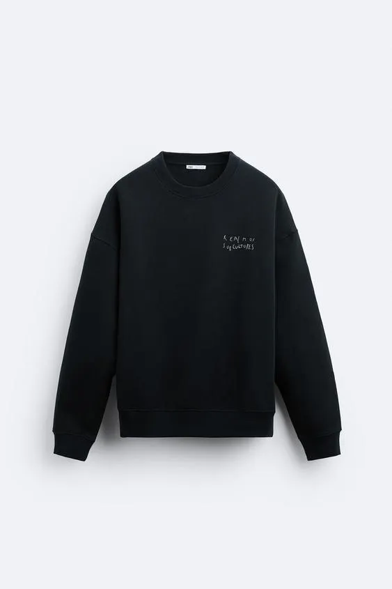 SUDADERA ESTAMPADO TEXTO