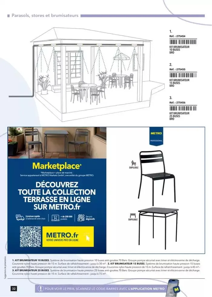Metro #Terrasse édition 2025 du 30 janvier au 1 juillet 2025 - Catalogue page 32