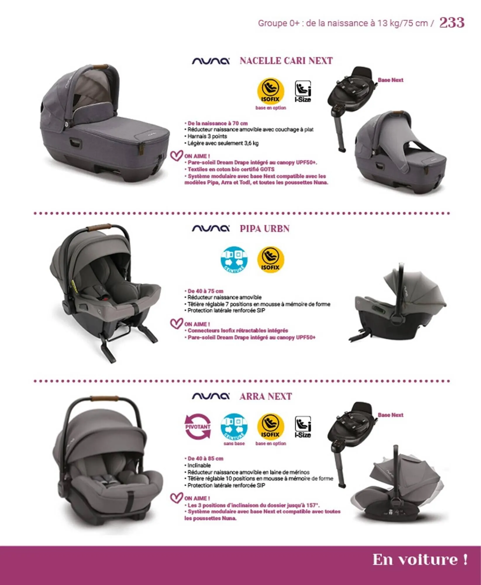 Catalogue autour de bébé du 31 mars au 31 janvier 2024 - Catalogue page 235