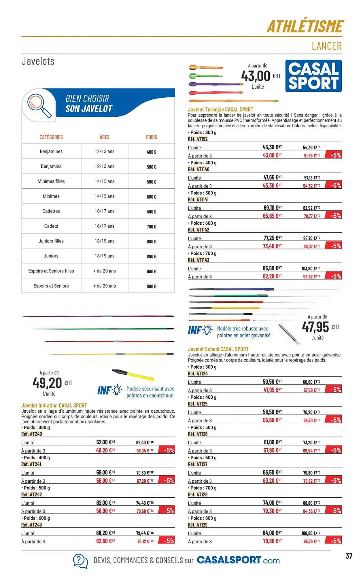 Catalogue Casal Sport du 22 janvier au 31 décembre 2026 - Catalogue page 9