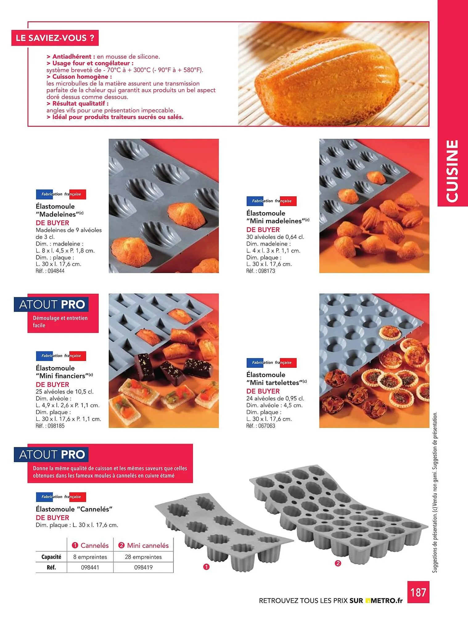 Catalogue METRO du 1 janvier au 31 décembre 2026 - Catalogue page 187