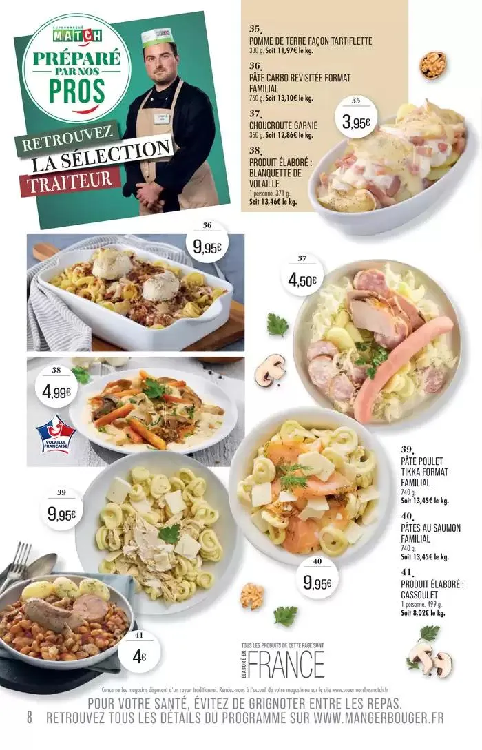 Automne - Hiver du 20 novembre au 30 avril 2025 - Catalogue page 8