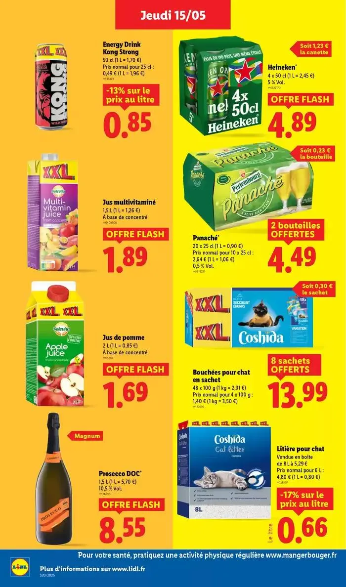 Profitez d'une large sélection de produits à prix réduits chez Lidl ! du 15 mai au 21 mai 2025 - Catalogue page 26