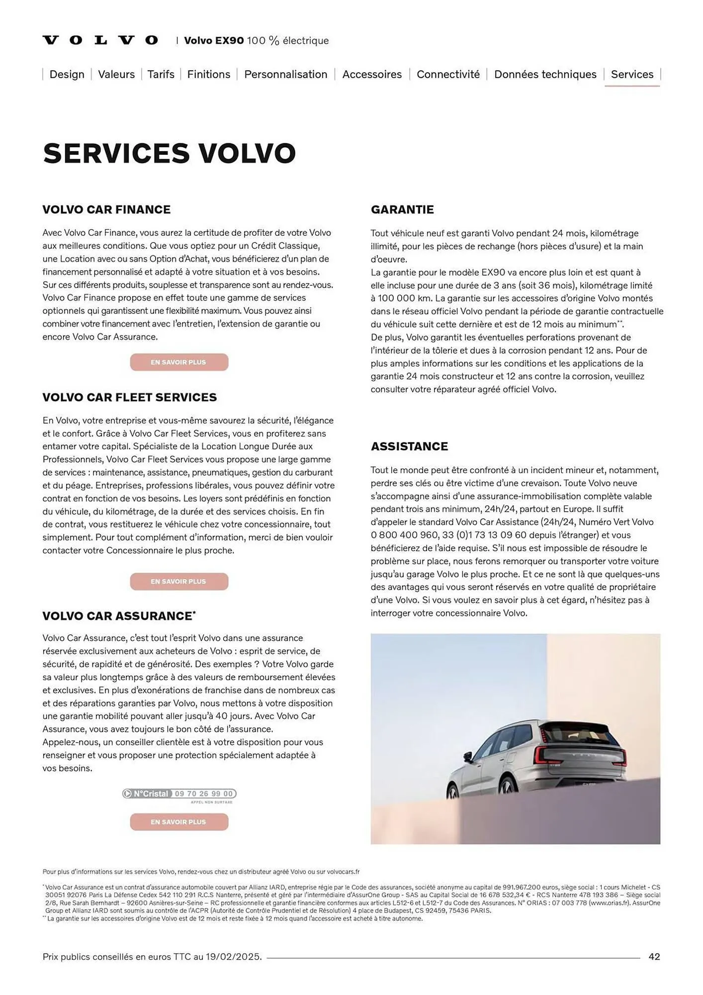 Catalogue VOLVO du 7 janvier au 31 janvier 2027 - Catalogue page 42