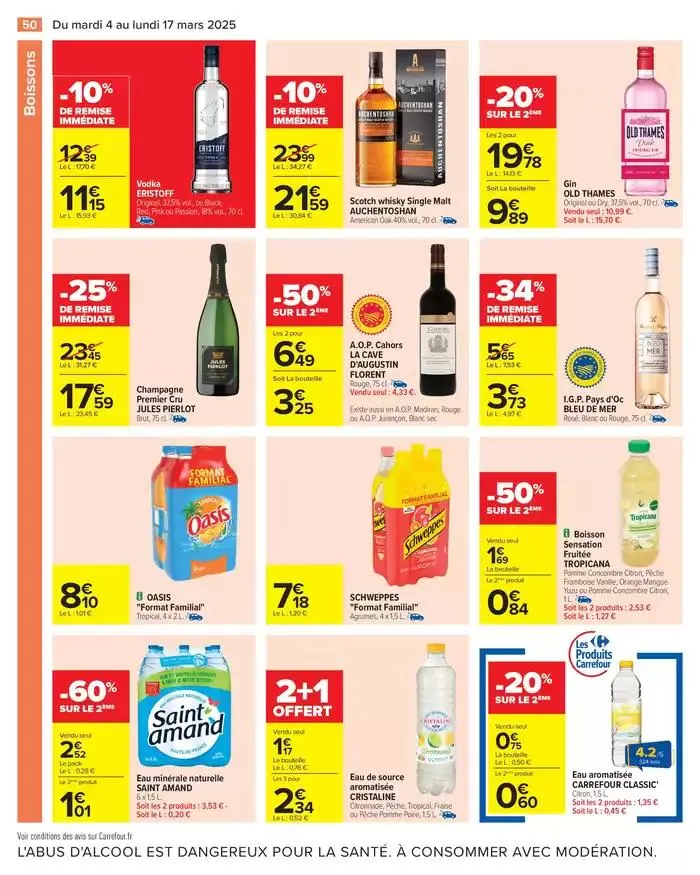 PRODUITS LAITIERS & VÉGÉTAUX du 4 mars au 17 mars 2025 - Catalogue page 52