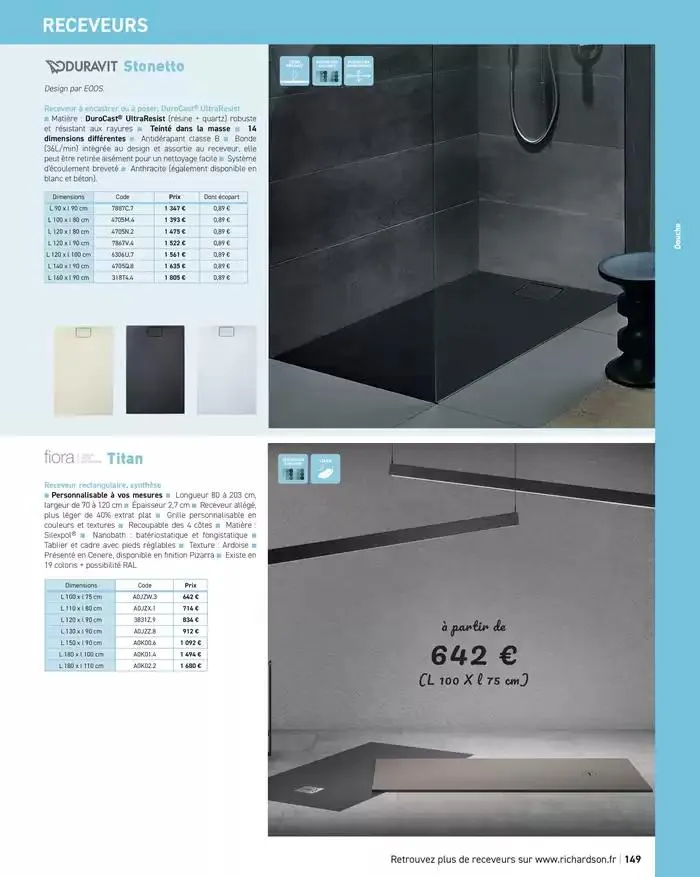 SALLE DE DE BAINS ET CARRELAGE 2025 du 11 avril au 31 décembre 2025 - Catalogue page 151