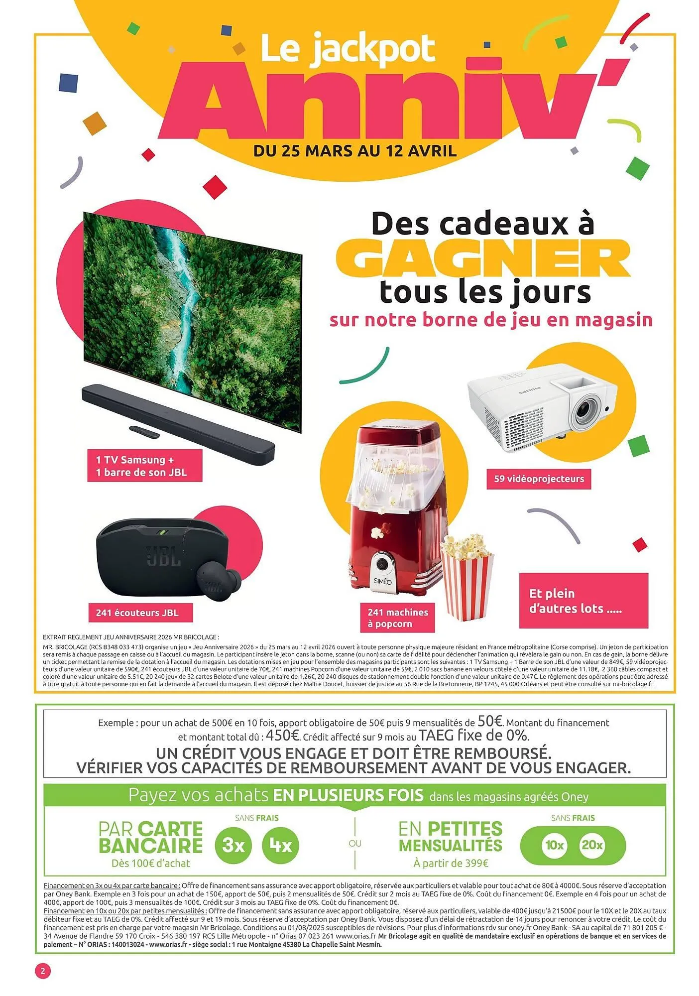 Catalogue Mr Bricolage du 25 mars au 12 avril 2026 - Catalogue page 2