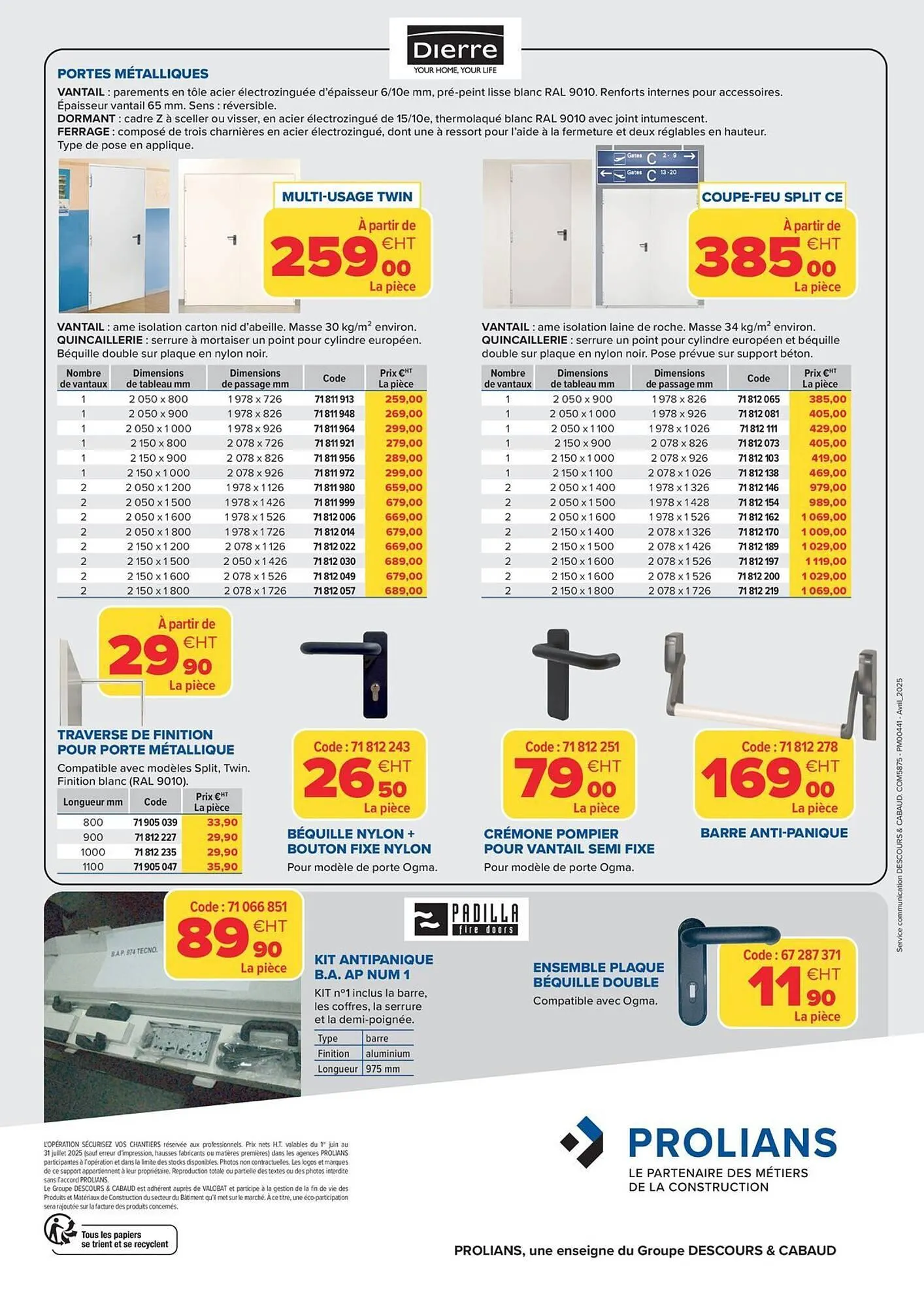 Catalogue Prolians du 1 juin au 31 juillet 2025 - Catalogue page 12