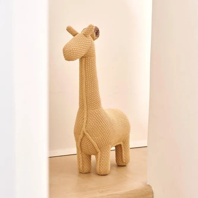 JEFF Girafe décorative beige