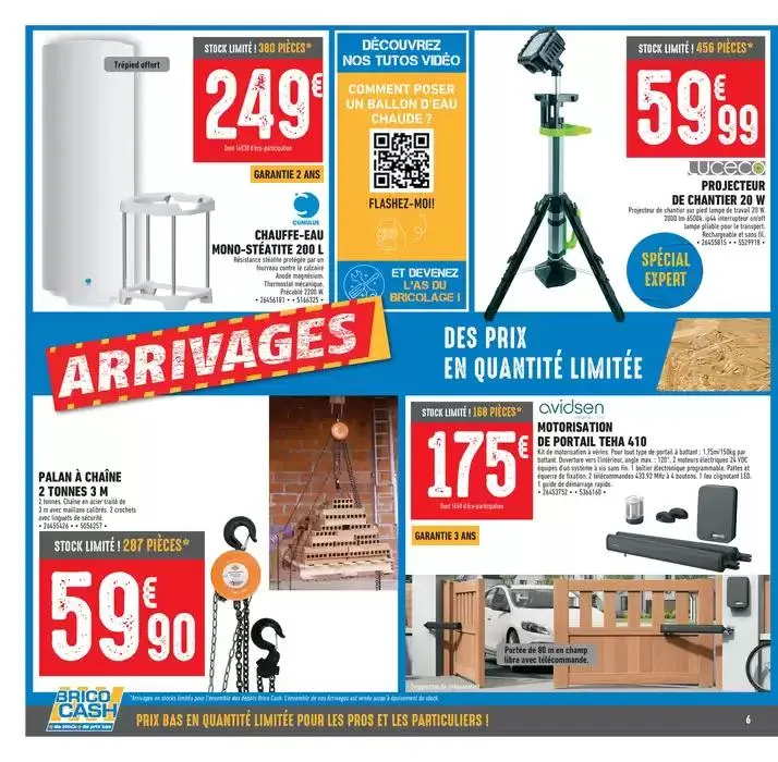 Venez profitez des nouveaux arrivages Brico Cash ! du 28 février au 13 mars 2025 - Catalogue page 6