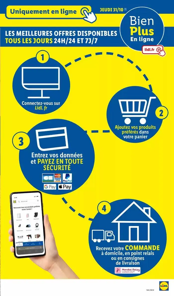 Bénéficiez de promotions sur une sélection de produits, incluant viande, fruit et fromage du 30 octobre au 5 novembre 2024 - Catalogue page 63